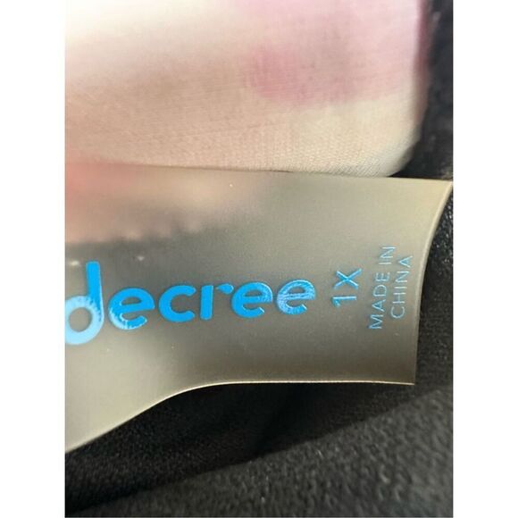 Decree Women's Bohemian Bikini Top Swimsuit Size 1X Floral Print Rushed - Picture 10 of 11